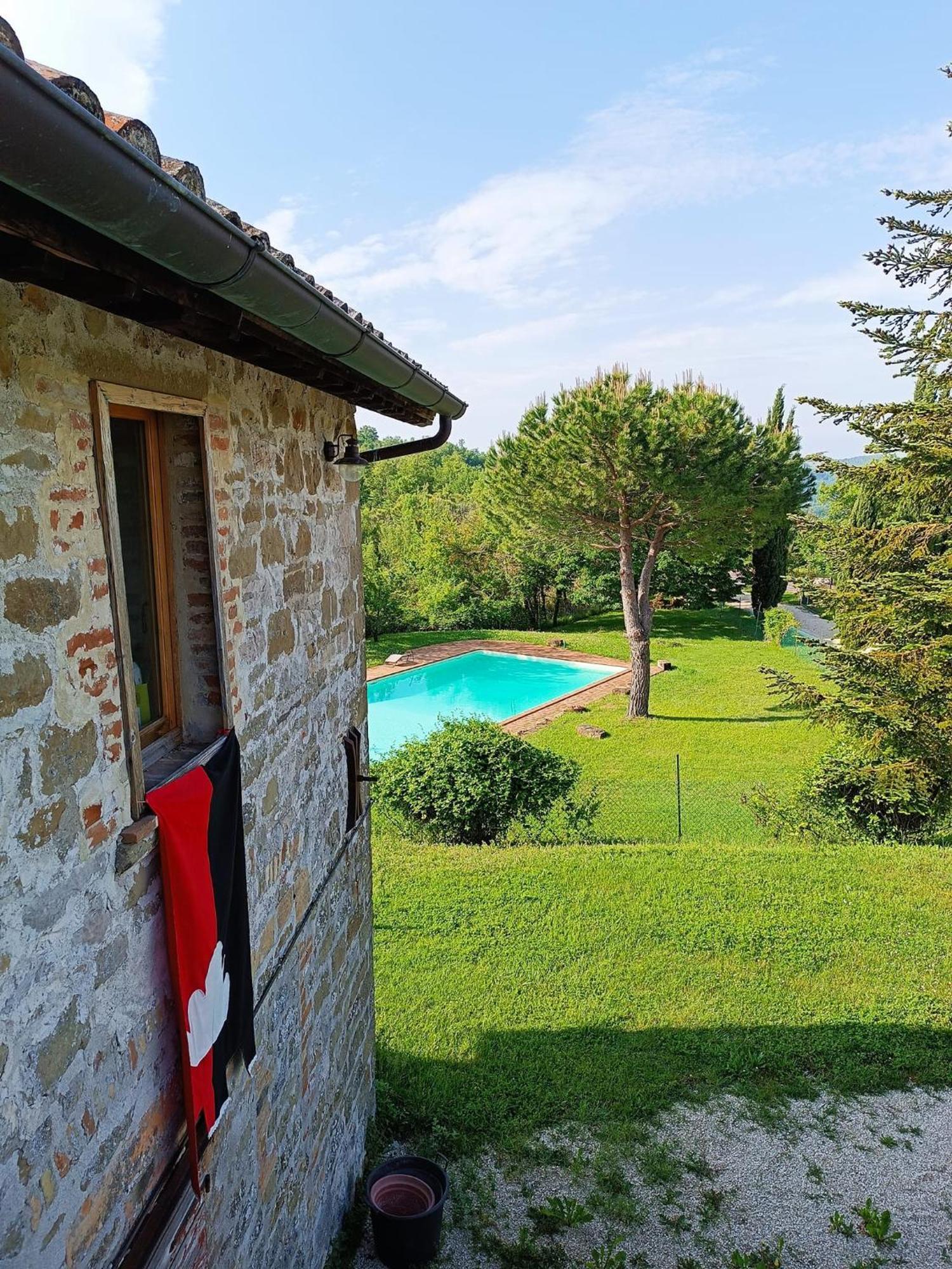 La Brocca Di Valdichiascio Villa Gubbio Buitenkant foto